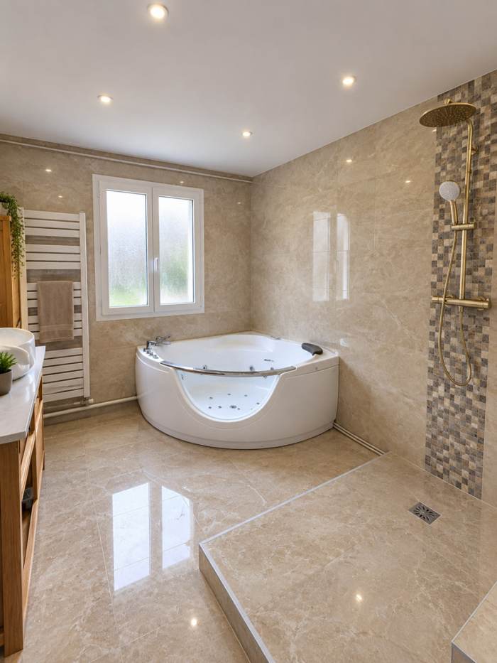 Salle de bain haut de gamme